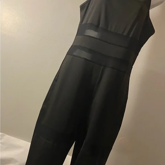 Peek-A-Boo🚦- 1 Piece Solid Color; Stretch & Sheer Body Suit - Picture 3 of 13